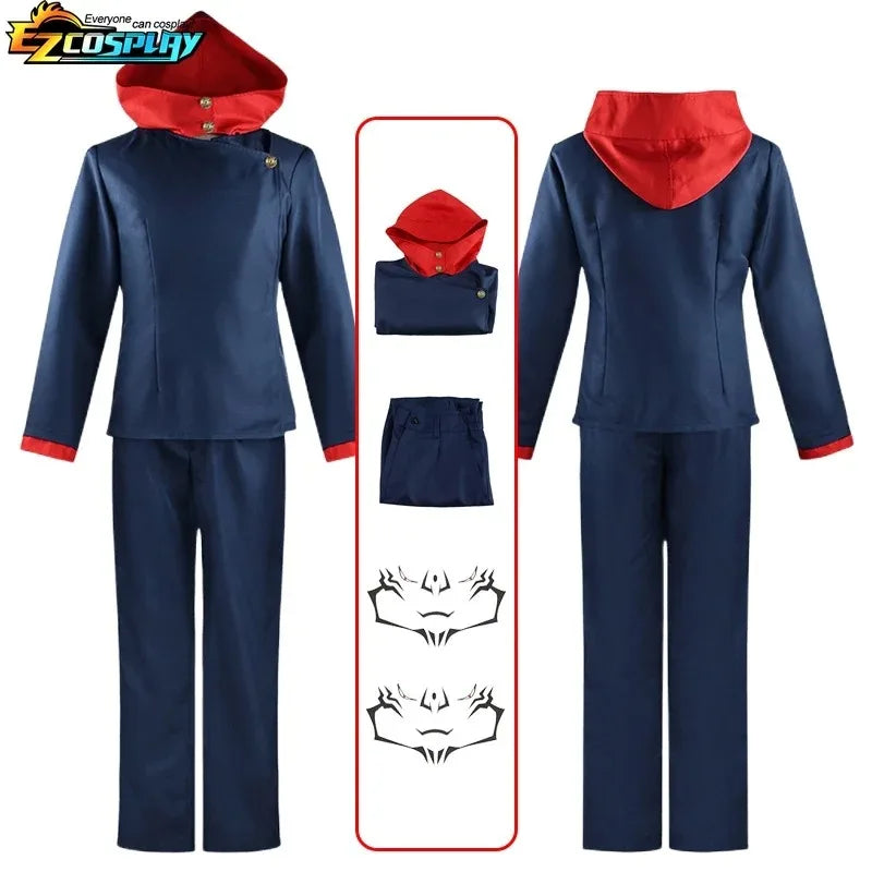 Conjunto Cosplay Itadori Yuji