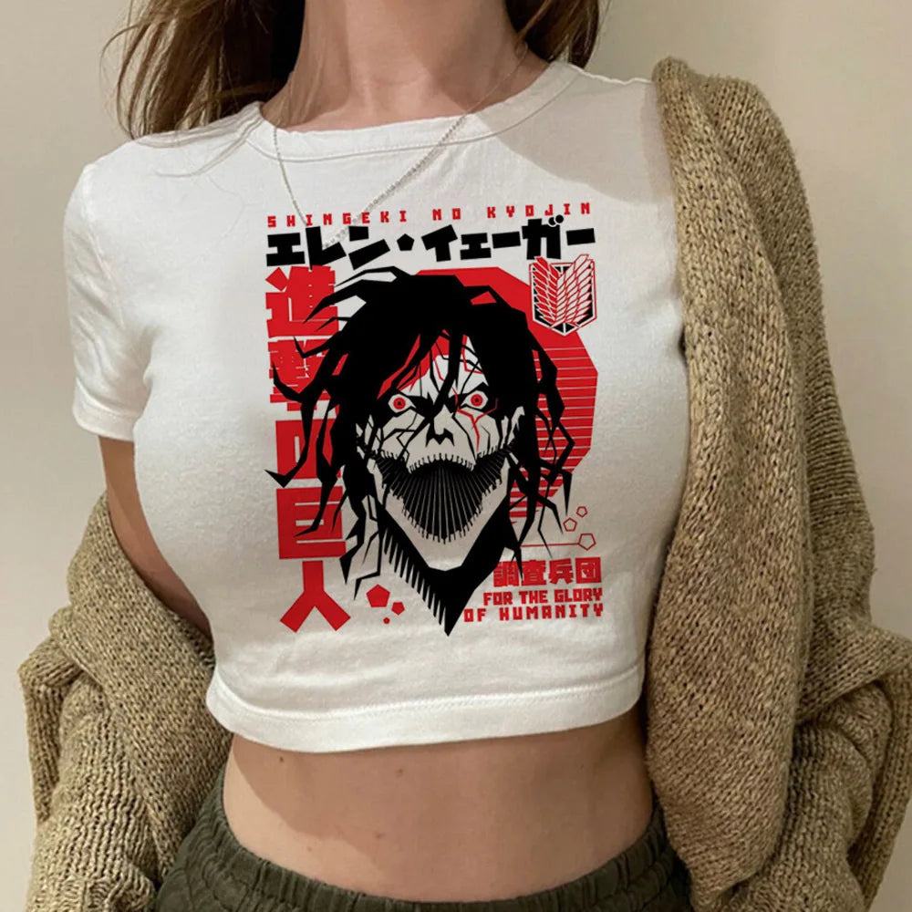 Camiseta Mujer Y2k