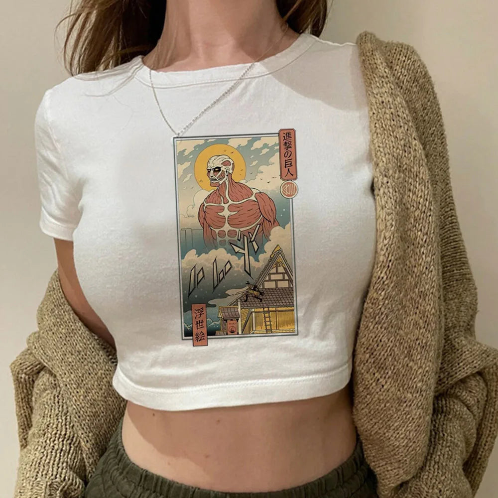 Camiseta Mujer Y2k