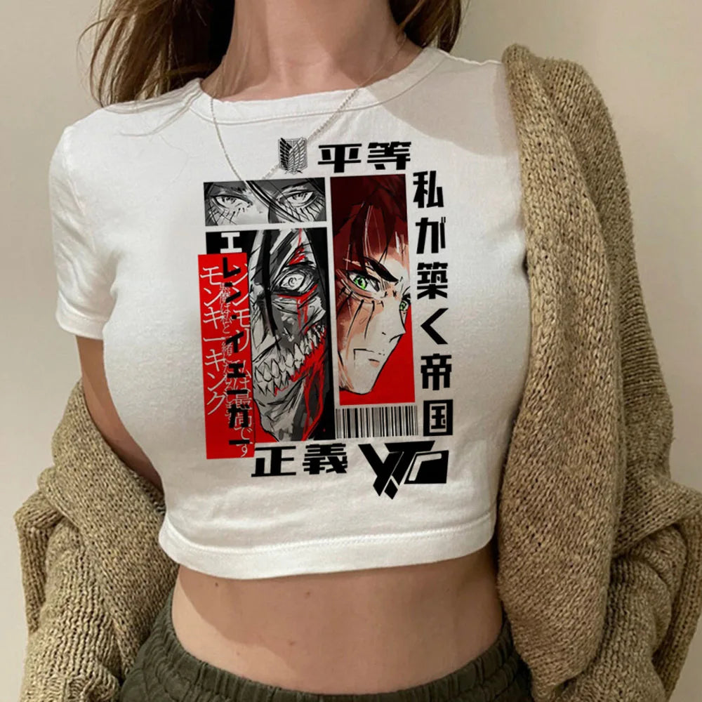 Camiseta Mujer Y2k