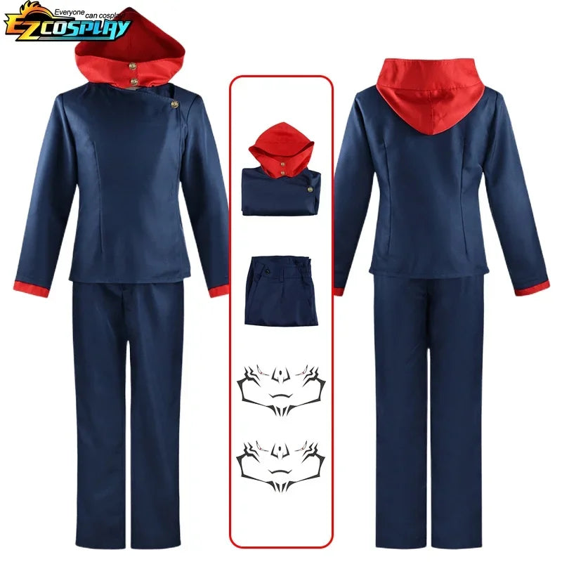 Conjunto Cosplay Itadori Yuji